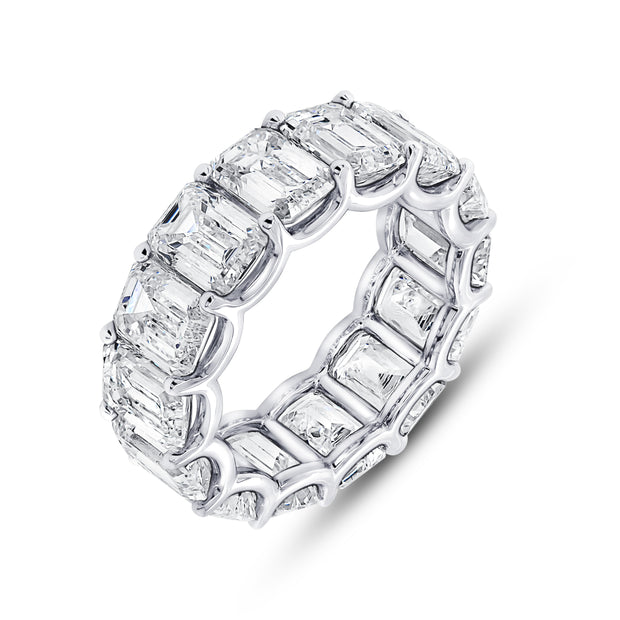 Uneek Eternity Collection Eternity Emerald Diamond Eternity Ring