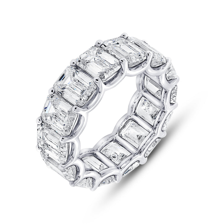 Uneek Eternity Collection Eternity Emerald Diamond Eternity Ring