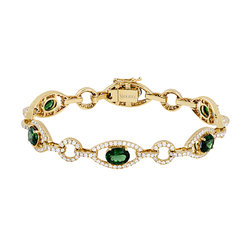 Color Bracelet in 18k Gold with Diamonds