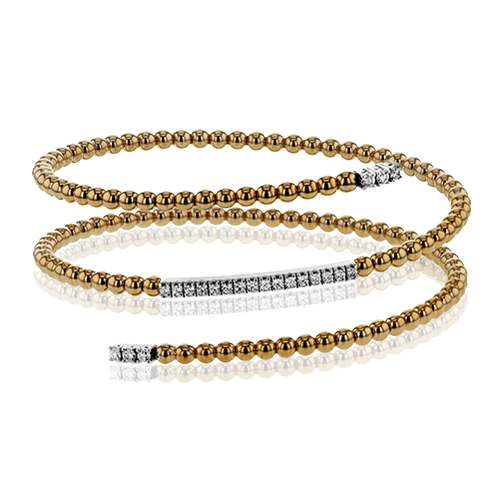 Bangle in 18k Gold with Diamonds