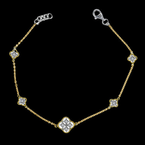 Bracelet in 18k Gold with Diamonds