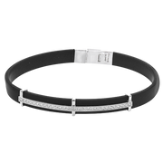 Gent Bracelet in 14k Gold with Diamonds