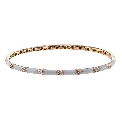 Bangle in 18k Gold with Diamonds