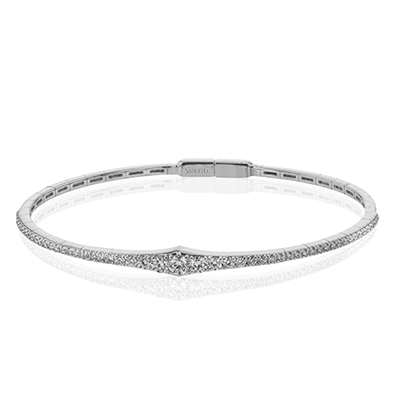 Bangle in 18k Gold with Diamonds