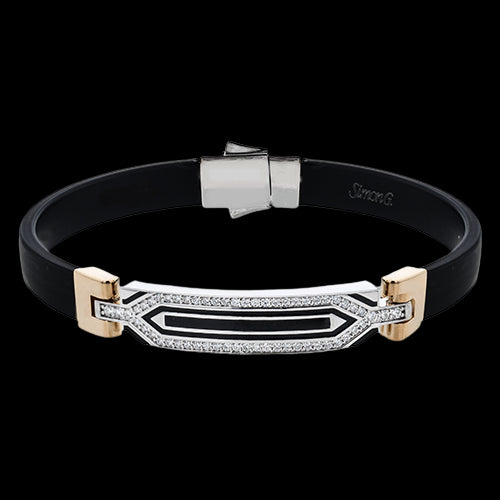 Gent Bracelet in 18k Gold with Diamonds