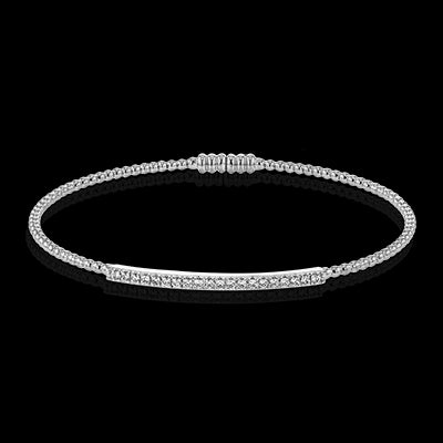 Bangle in 18k Gold with Diamonds