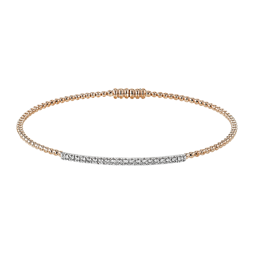 Bangle in 18k Gold with Diamonds