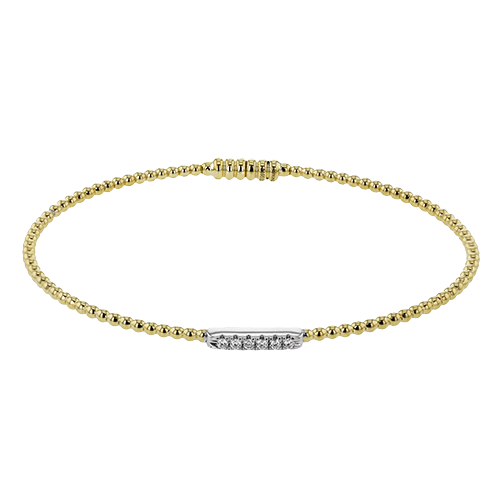 Bangle in 18k Gold with Diamonds