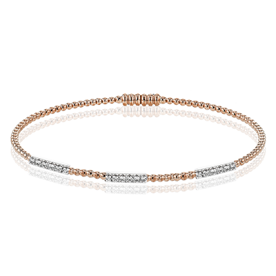 Bangle in 18k Gold with Diamonds