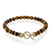 Gent Bracelet in 14k Gold with Diamonds