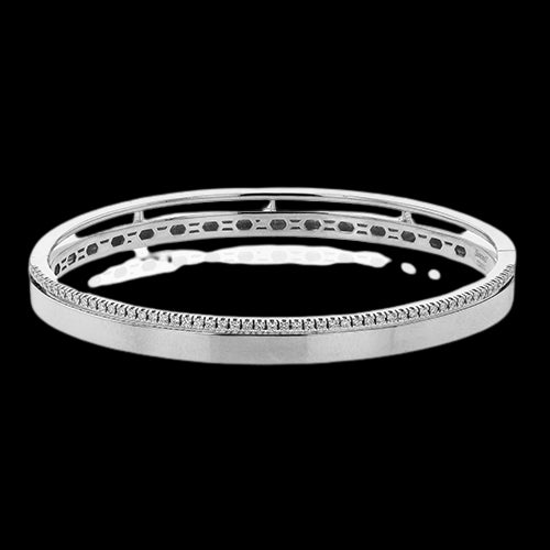 Bangle in 18k Gold with Diamonds