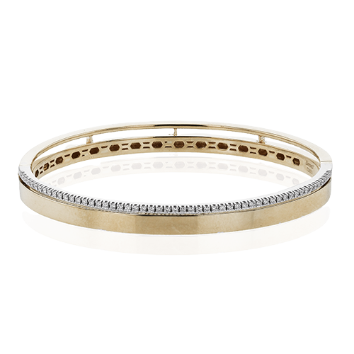 Bangle in 18k Gold with Diamonds