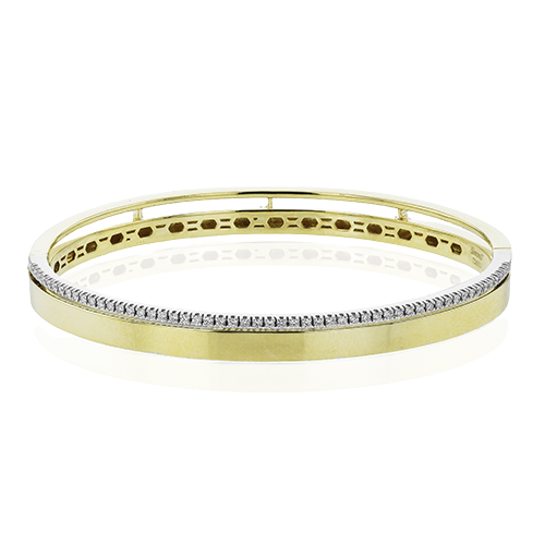 Bangle in 18k Gold with Diamonds