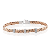 Bangle in 18k Gold with Diamonds