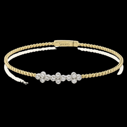 Bangle in 18k Gold with Diamonds