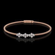 Bangle in 18k Gold with Diamonds