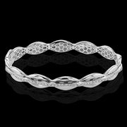 Bangle in 18k Gold with Diamonds