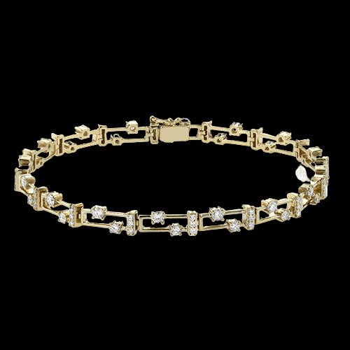 Bracelet in 18k Gold with Diamonds