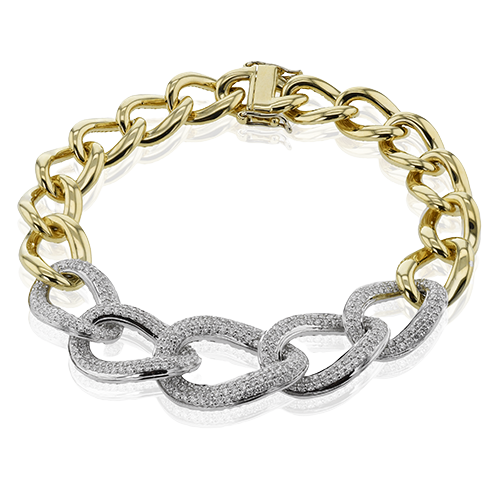 Bracelet in 18k Gold with Diamonds