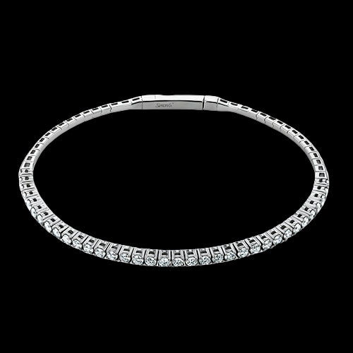 Bangle in 18k Gold with Diamonds