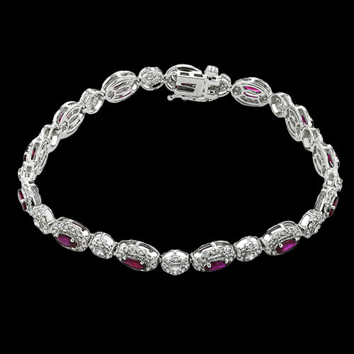 Color Bracelet in 18k Gold with Diamonds