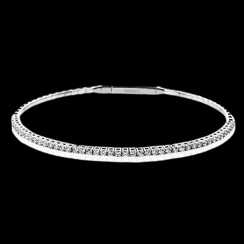 Bangle in 18k Gold with Diamonds