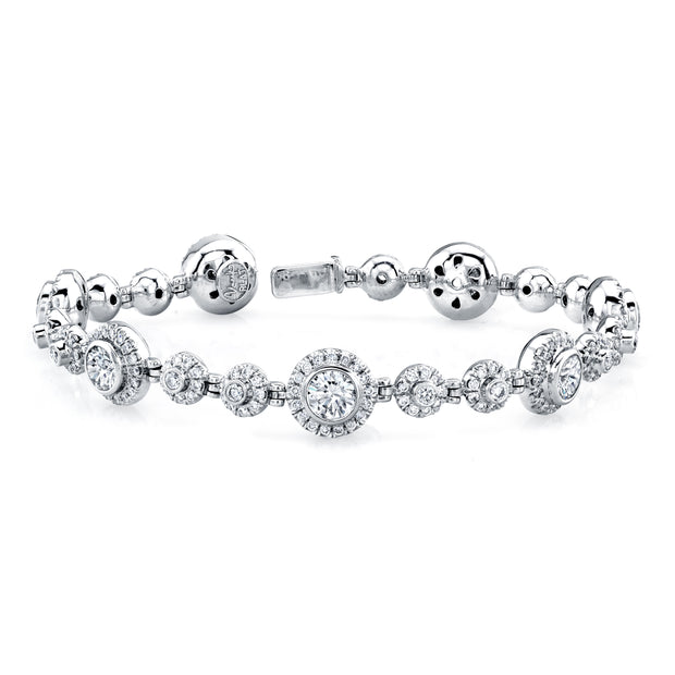 Uneek Signature Collection Halo Link Bracelet