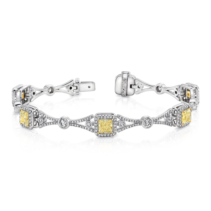 Uneek Natureal Collection Halo Link Bracelet