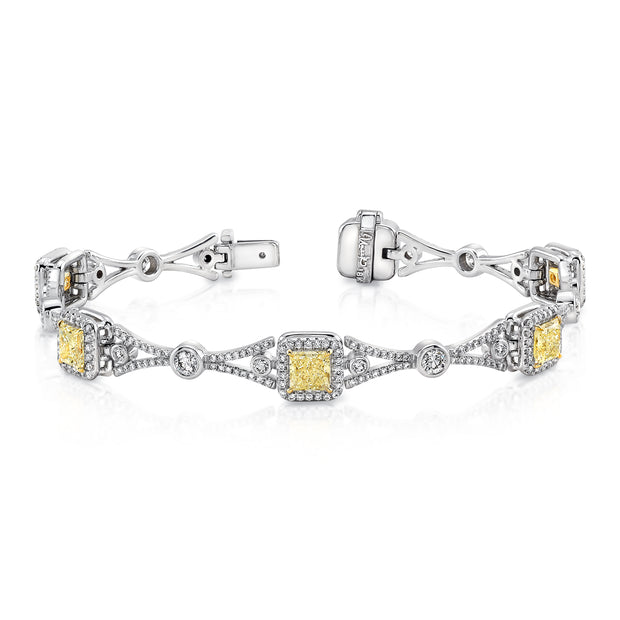 Uneek Natureal Collection Halo Link Bracelet