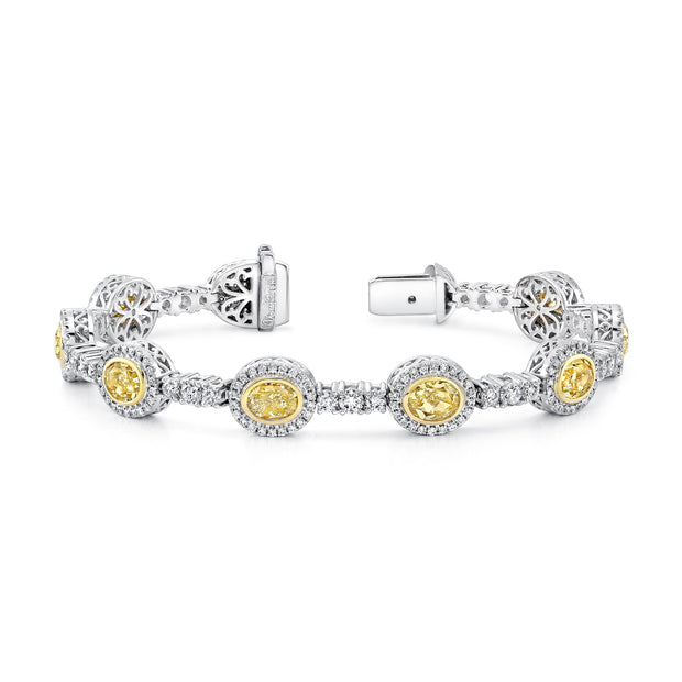 Uneek Natureal Collection Halo Link Bracelet