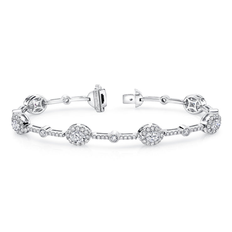 Uneek Signature Collection Halo Link Bracelet