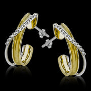 Earring in 18k Gold with Diamonds