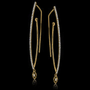 Earring in 18k Gold with Diamonds