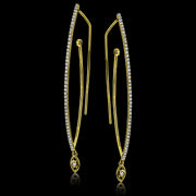 Earring in 18k Gold with Diamonds
