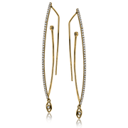 Earring in 18k Gold with Diamonds