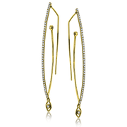 Earring in 18k Gold with Diamonds