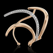 Earring in 18k Gold with Diamonds