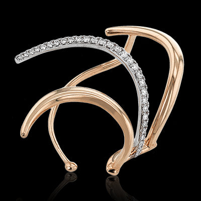 Earring in 18k Gold with Diamonds