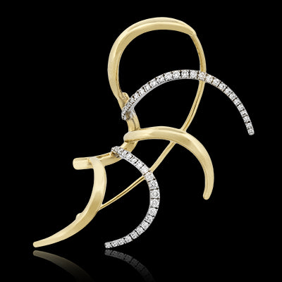 Earring in 18k Gold with Diamonds
