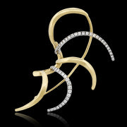 Earring in 18k Gold with Diamonds