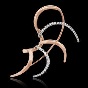 Earring in 18k Gold with Diamonds