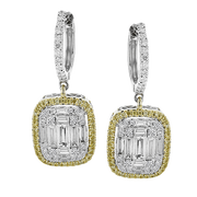 Earring in 18k Gold with Diamonds