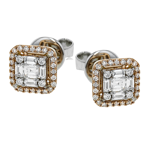 Earring in 18k Gold with Diamonds