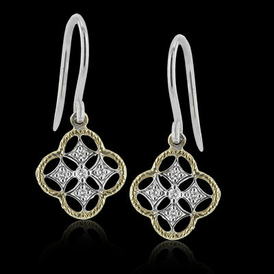 Earring in 18k Gold with Diamonds
