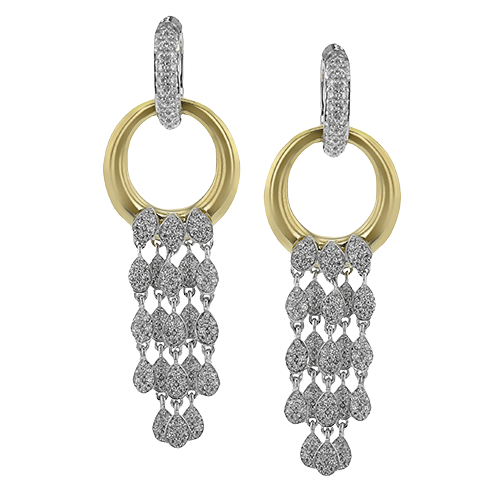 Earring in 18k Gold with Diamonds