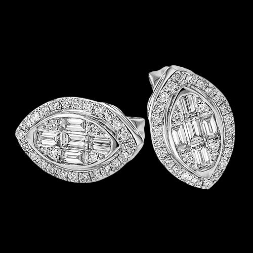 Earring in 18k Gold with Diamonds