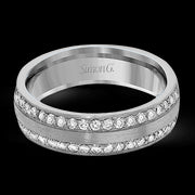 Men Ring in 14k Gold with Diamonds