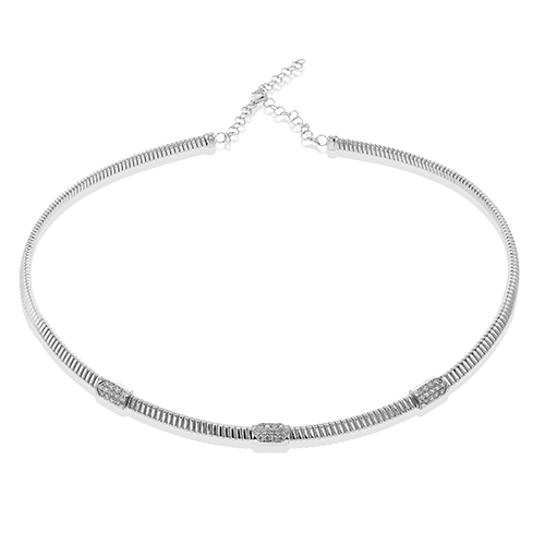 Choker in 18k Gold with Diamonds