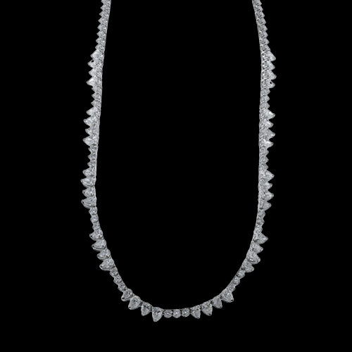 Necklace in 18k Gold with Diamonds