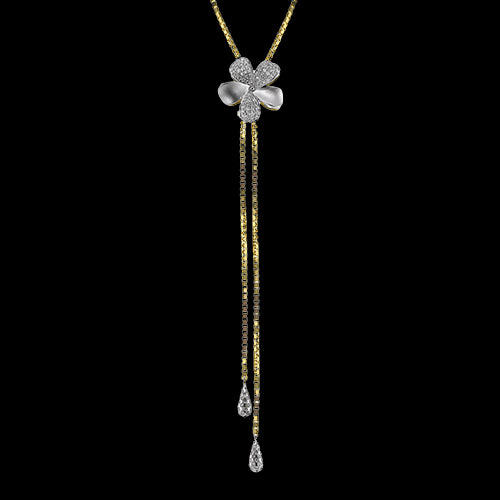 Necklace in 18k Gold with Diamonds